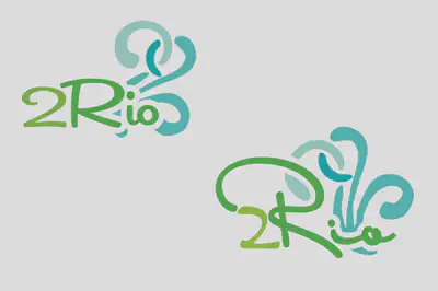 Final design and alternative version of the 2Rio logo